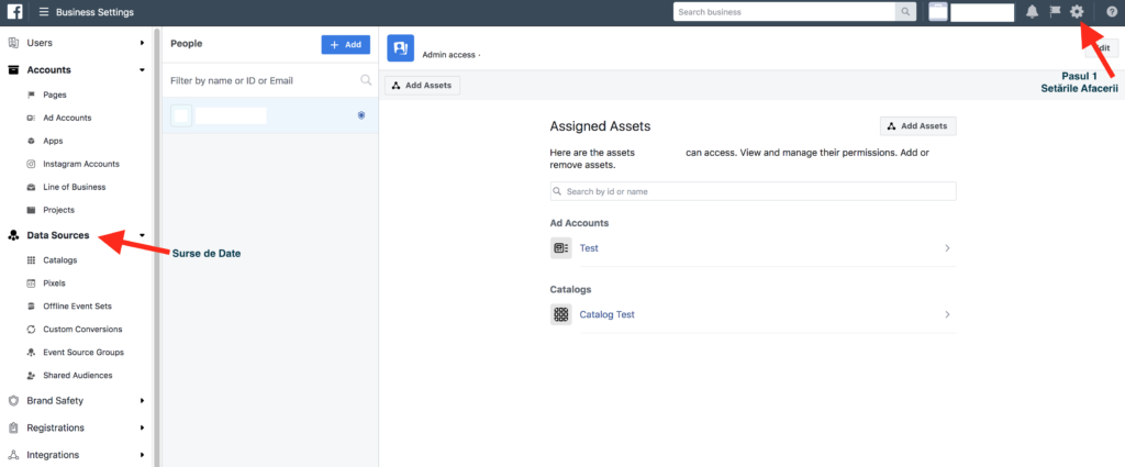 Pasul 1 Conectare Pixel